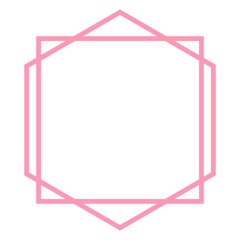 colorful geometric frame