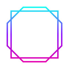 gradient geometric frame