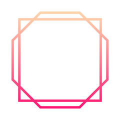 gradient geometric frame