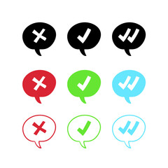 체크마크 check_marks-10. 말풍선