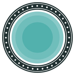 Round Circle Logo Graphic Symbol Round Abstract Minimalist Shape Pattern for T Shirt Print Wallpaper Decoration Logo.