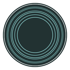 Round Circle Logo Graphic Symbol Round Abstract Minimalist Shape Pattern for T Shirt Print Wallpaper Decoration Logo.