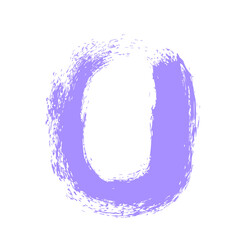 brush stroke alphabet letter
