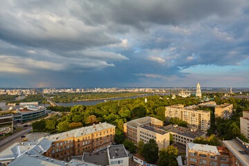 Naklejka premium The lower part of the Kyiv-Pechersk Lavra