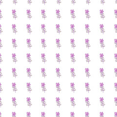 Simple outline flower seamless pattern. Floral wallpaper.