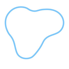 white abstract banner frame