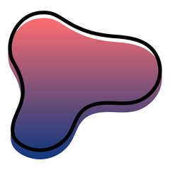 gradient abstract banner frame