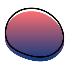 gradient abstract banner frame