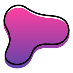 gradient abstract banner frame