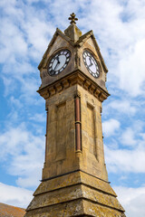 Clock Tower in Thirsk, North Yorkshire, UK