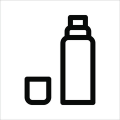 Thermos icon in trendy style isolated on white background, Symbol for your website design, logo, application, UI. Eps10 vector illustration.