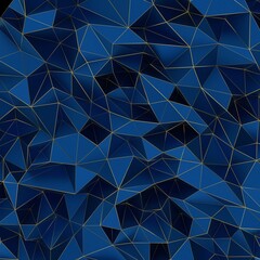 3D render abstract background of smooth lines of spline blue waves