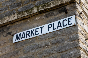Market Place in Leyburn, North Yorkshire
