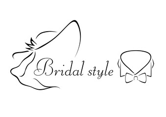 Bridal style. Icon for the design