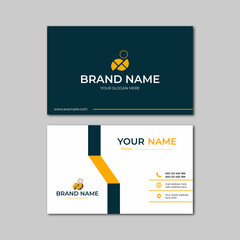 Fototapeta premium elegant modern business card design template