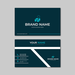 elegant modern business card design template