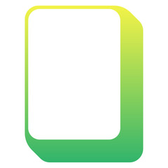 gradient rectangle box frame
