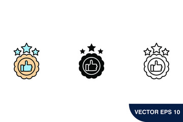 best choice icons  symbol vector elements for infographic web