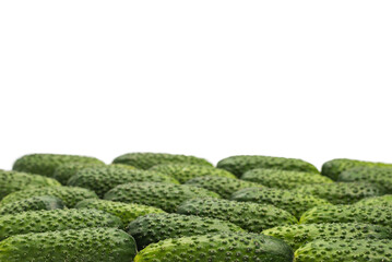 Fresh green cucombers as a background