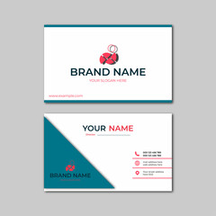elegant modern business card design template