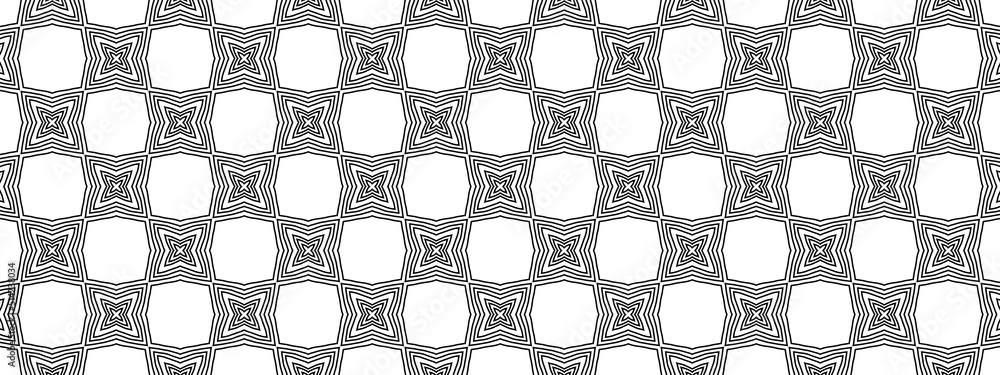 Aufkleber abstract background with symmetrical pattern in black and white