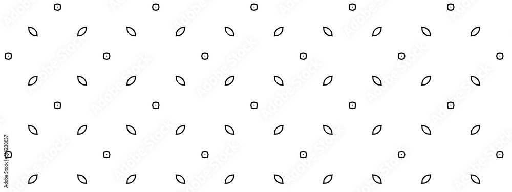 Poster abstract background with symmetrical pattern in black and white