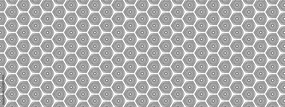 Poster abstract background with symmetrical pattern in black and white