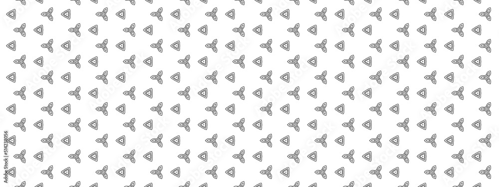 Poster abstract background with symmetrical pattern in black and white