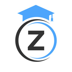 Letter Z Education Logo Template. Education Logotype Concept With Alphabet Z Vector Element