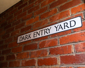 Dark Entry Yard in Whitby, North Yorkshire