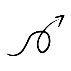 doodle arrow