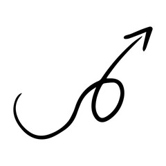 doodle arrow