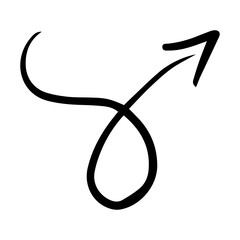 doodle arrow