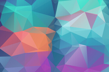 Obraz premium Geometric Abstract Background Low Poly Design