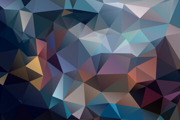 Geometric Abstract Background Low Poly Design