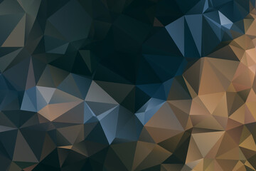 Geometric Abstract Background Low Poly Design