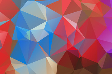Obraz premium Geometric Abstract Background Low Poly Design