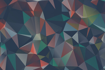 Geometric Abstract Background Low Poly Design