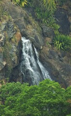 Naklejka na ściany i meble A beautiful waterfalls seen from Ooty-Masanagudi road, Tamilnadu, India