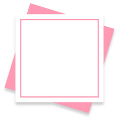 colorful infographic square card