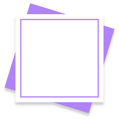 colorful infographic square card
