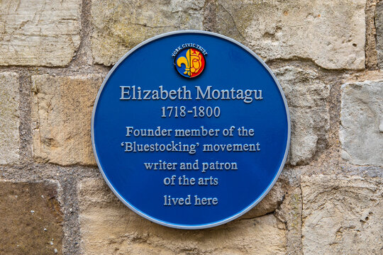 Elizabeth Montagu Plaque In York, UK