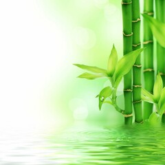 Obraz na płótnie Canvas Bamboo Background Very Cool