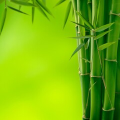 Fototapeta na wymiar Bamboo Background Very Cool