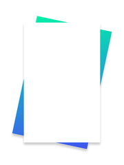 gradient infographic card