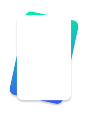 gradient infographic card