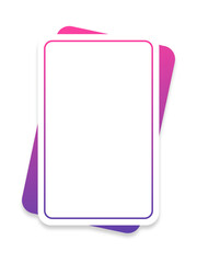 gradient infographic card