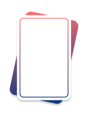 gradient infographic card