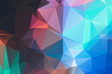 Geometric Abstract Background Low Poly Design