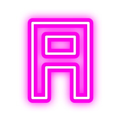 neon letter font